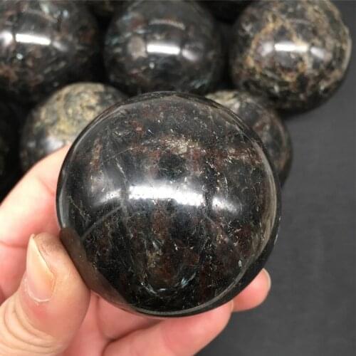 Natural Astrophyllite crystal sphere quartz crystals ball mineral spiritual healing stones for home decoration