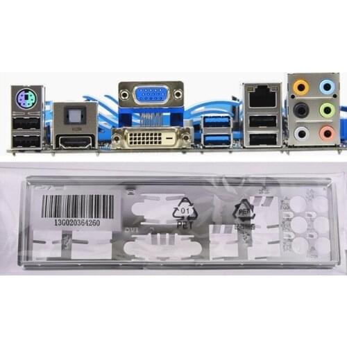 New I/O shield back plate of motherboard for F1A75-V M5A88-M P8H61-M EVO just shield backplate SALES