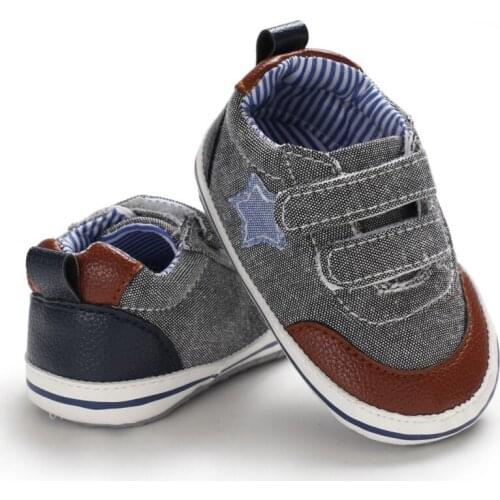 0-18 Months Baby Boy Shoes First Walkers Spring Autumn Baby Boy Soft Sole Shoes Infant Cotton Crib Toddler Shoes