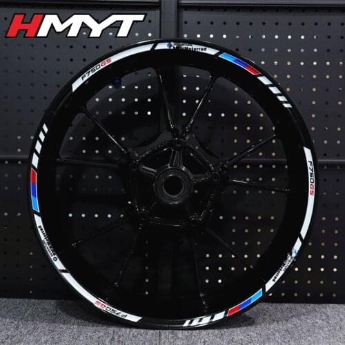 Applicable to BM-W f750gs waterproof wheel hub sticker reflective rim personality front wheel 17 inch rear wheel 19 inch