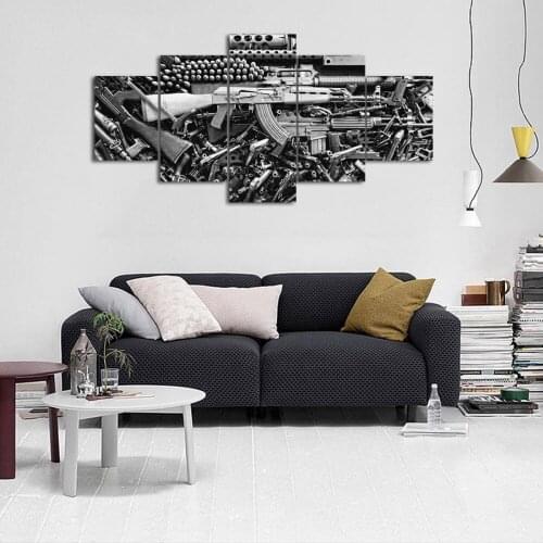 Damaged Weapon Gun Canvas Print Pictures Paintings on Canvas Posters and Prints Wall Art for Living Room Drop shipping