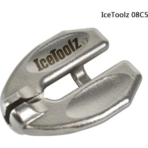 IceToolz 08C5 Stainless Steel Spoke Tool for 3.45mm / 0.136" nipples, 08C5, E03 professional Bicycle repair tool