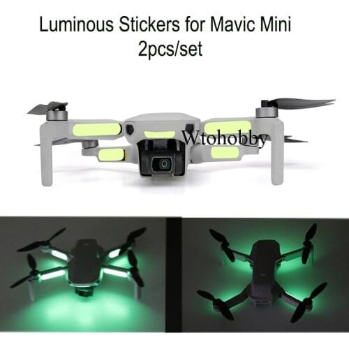 Luminous Stickers for Mavic Mini /Mini 2 Night Flight Fluorescent Decals Decorative Sticker Patch for DJI Mini Accessories