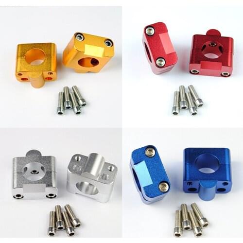TDPRO Universal CNC Alloy Pit Dirt Bike Handle Bar Clamp Adapter Risers Taper For Fat 1 1/8'' 28mm Handlebar ATV Quad Motocross