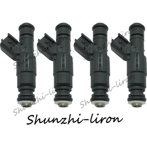 4pcs Fuel Injectors For jeep Cherokee 99-01 Wrangler 99-04 Grand Cherokee 99-04 4.0L l6 EV6 250CC 13.5V 0280155784 04669938