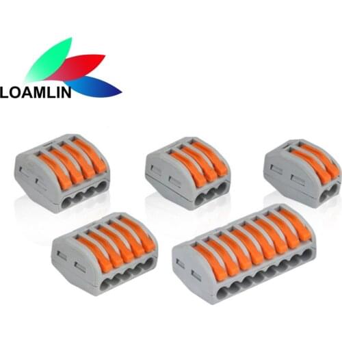 Universal Terminals Block Plug-in Electrical Wire Connector 222-412 413 414 415 418 Type Wiring Cable Connector