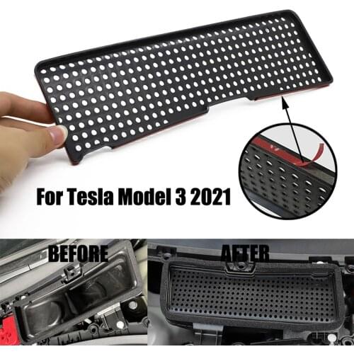 2021 For Tesla Model 3 Air Intake Grille Flow Vent Protection Cover ABS Plastic Guard Side Sticker Car Filter Conditioning Cover