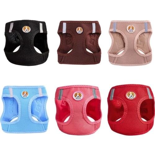 Pet Dog Chest Strap Soft Mesh Pet Vest Puppy Collar Pet Cat Dog Supplies Suitable for Small And Medium Size Teddy