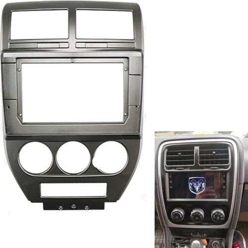 10.1inch Car Audio Fasxia Frame Radio Fascia,Gps Navigation Fascia Panel for JEEP COMPASS 2007-2009