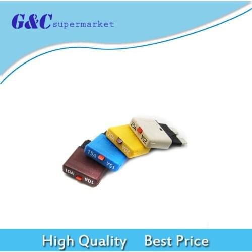 10A 15A 20A 25A 28V Portable Resettable Fuse Circuit Breaker Manual Reset Blade For Marine Rally Automotive