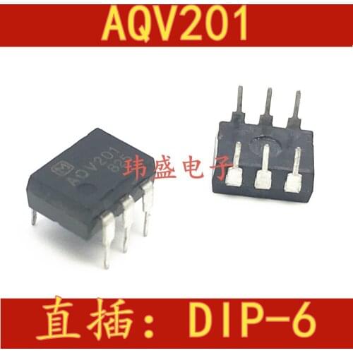 10pcs AQV201 DIP6 AQV201