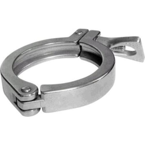 2PCS/LOT 201 Stainless Steel 3-1/2'' 89MM Tri Clamp 106MM Ferrule Outer Dimension Tri Clover Sanitary Fitting For Home Brewing