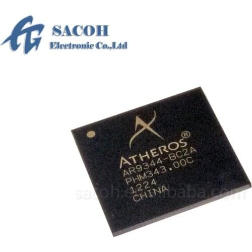 2PCS/lot New OriginaI AR9344-BC2A or AR9344-DC3A or AR9344-CC3A AR9344-AC2A AR9344-2C2E AR9344-1C2E BGA409 IEEE Premium SOC