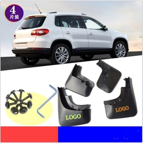 For VW Tiguan MK1 2009 2010 2011 2012 2013 2014 2015 2016 2017 Limited Mudflaps Splash Guards Front Rear Mud Flaps Mudguards