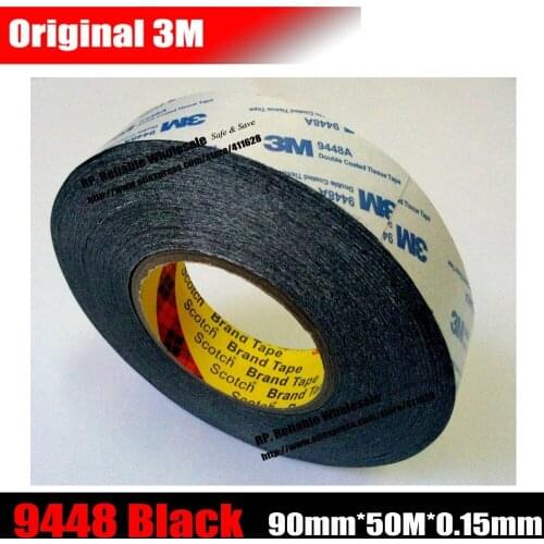 90mm*50M*0.15mm) 9cm 3M Double Sided Sticky Tape for Electronical Board Panel, Housing LCD Sticky, *Customize Width Cut Accept