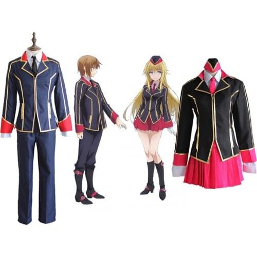 Anime Qualidea Code Ichiya Suzaku Canaria Utara Cosplay Costumes Full Set School Uniform Halloween Wear
