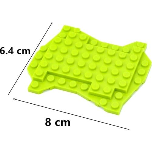 4PCS Irregular Baseplate Double Sides multi-terrain Plant Base Plates MOC Part Bricks Building Blocks Assembly Toys Baseplates