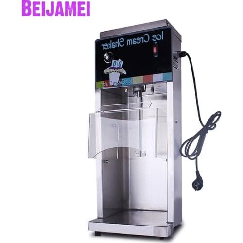 Beijamei Wholesale Ice cream flurry maker swirl ice cream shaker fruit yogurt ice cream blender electric milk shake mixer
