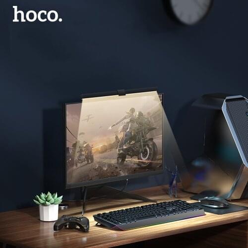 Hoco Computer LED Screen Dimmable Light TypeC Laptop Hanging Table Lamp New Office Study Reading Light LCD Monitor Lamp Eye Care