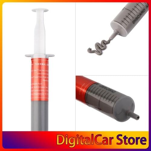Hot Syringe Thermal Grease for CPU Heat Sink Paste Conductive Compound 30g Syringe Thermal Grease ABS Material