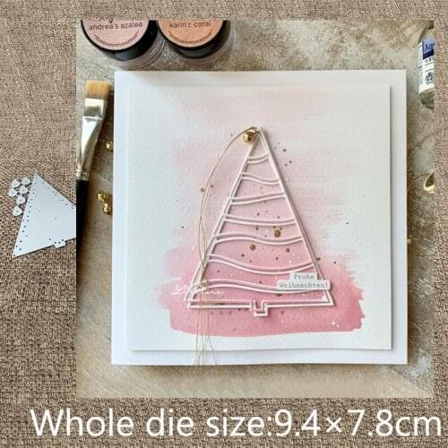 XLDesign Craft Metal Cutting Dies stencil mold christmas tree decoration scrapbook Album Paper Card Craft Embossing die cuts