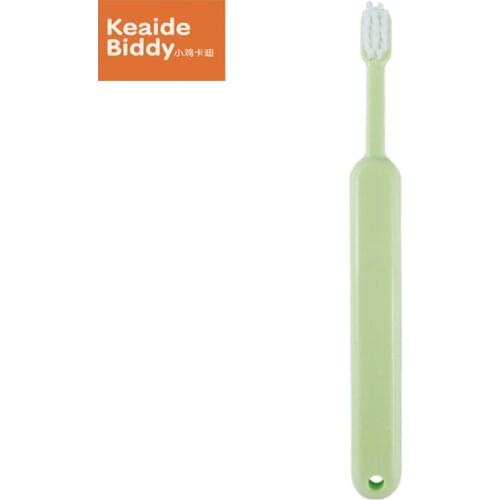 Soft training carton infant safe silica gel oral care quality infant learning heat-proof baby toothbrush on sale KD3162