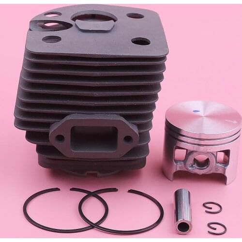 46mm Cylinder Piston Kit For Stihl FS420, FS420L, FS500, FS550, FS550L Chainsaw 41160201215, 4116 020 1215 w pin Ring Circlips