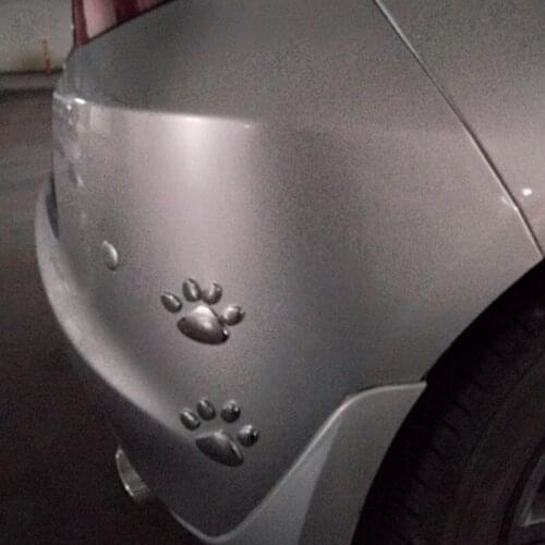 Car cute footprint sticker FOR fiat panda golf 5 gti peugeot 308 saab mercedes sprinter volkswagen up e36 bmw f10 e30 saab 9-3