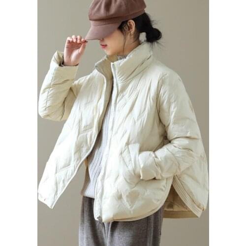 SEDUTMO Winter Fashion Duck Down Coat Womens Oversize Warm Short Jackets Autumn Pocket Black Casual Parkas ED1658