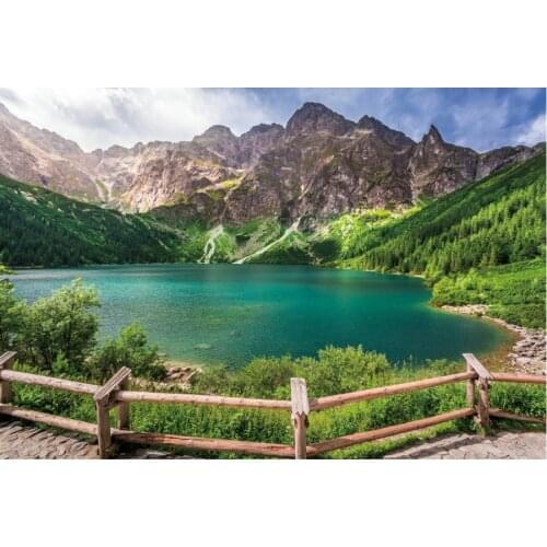 Landscape Backdrop Beauty Lake Scenery Party Photography Background Holiday Celebration Photo Booth Studio Decor