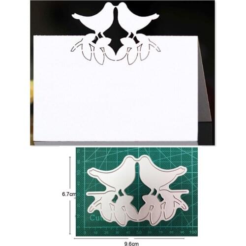 Craft dies metal cutting dies cut die mold couple birds on tree Scrapbook dies paper craft knife mould blade punch stencils dies