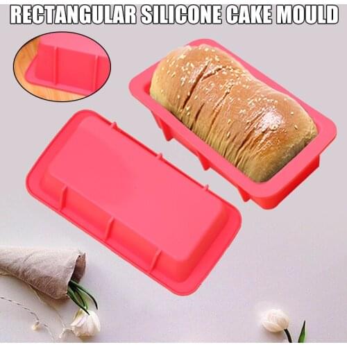 Silicone Cake Mold Rectangle Pan Bakeware Molds for Bread Toast Baking DIY Kitchen Supplies Cake Tools Bakeware Kitchen,Dining