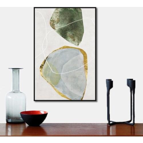 Nordic Minimalism Abstract Stone Line Canvas Painting Creative Poster And Print Wall Art Picture Home Living Room Bedroom Decor