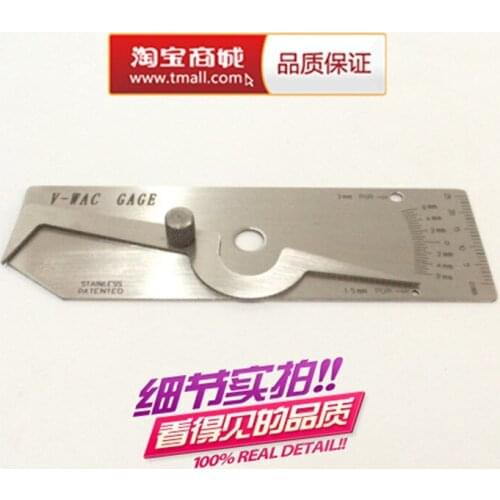 Edge depth gauge V-WAC weld depth gauge fusion depth gauge weld height test scale