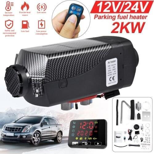 12V Diesels Truck Fuel Air Parking Heater Low Noise Car Air Heater Warmer For Automobile Boats Motorhome With Remote Control New