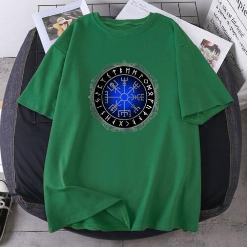 Streetwear Vikings Print Women T-shirts Short Sleeve Fashion Plus Size Tshirts Purple Vintage Cosplay Tops Tees Ladies Camiaetas