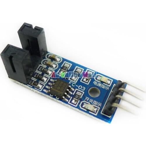 20PCS/LOT Speed Counting Optocoupler Sensor Module Groove Coupler Motor Tester