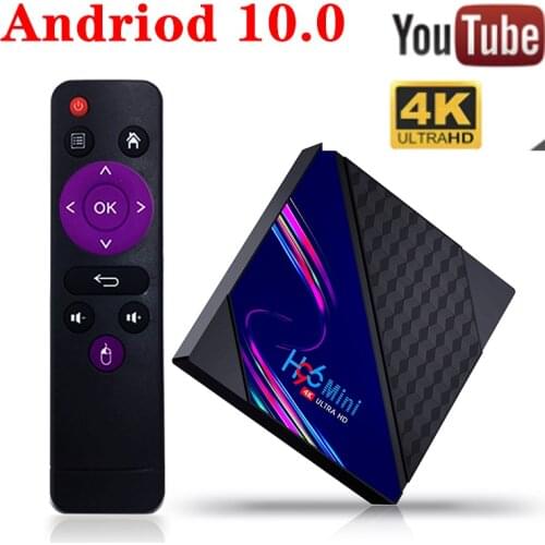 2020 MINI V8 Quad Core RK3228A 4K HD Smart TV Box Android 10.0 Double WIFI Wireless TV Set-top Box TVBOX Android Media Player