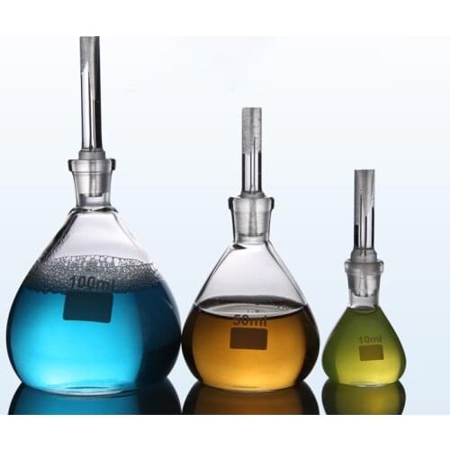 5PCS Glass pygmeter 5 10 25 50 100 250ml soil liquid Gans tummy densitometer accurate chemical laboratory equipment supplies