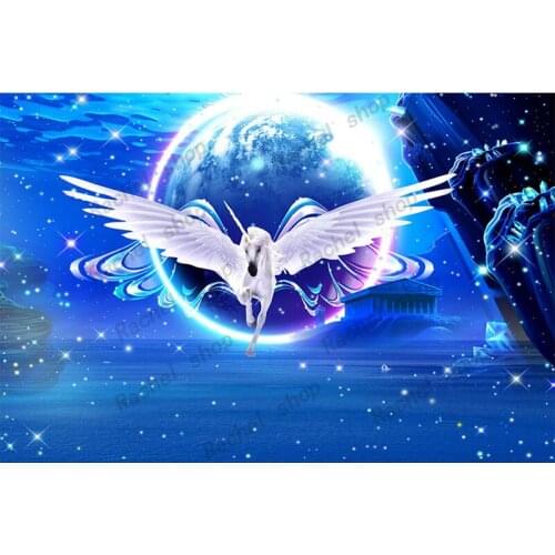 Diamond Embroidery Diy Diamond Painting Cross Stitch Kits Diamond Mosaic Unicorn Full Square Diamond Embroidery DS189