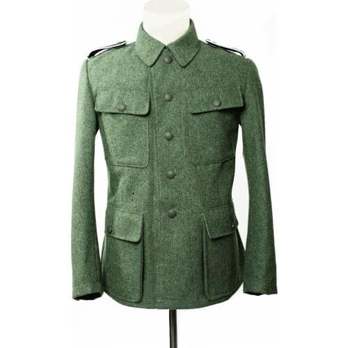 EMD WWII German M43 coastal field wool tunic 5 buckles