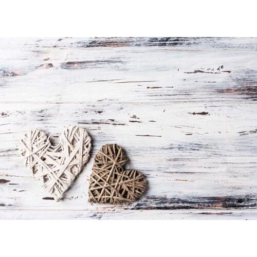 Valentines Day milk grey wood texture weave heart-shaped pattern proposal scene photography background photography background