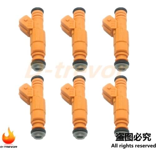 6pcs Fuel Injectors Nozzle 0280155710 For 1987-1998 JEEP Cherokee Wrangler 4.0L REPLACE