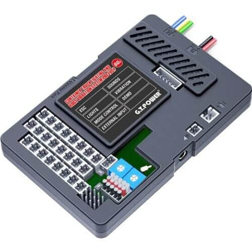 G.T.Power Container Truck Lighting & Voice Vibration System Pro 60A w/APP Control Function Vibration Motor for RC Truck Upgraded