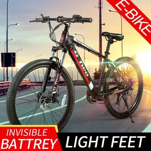 TAX FREE G8 26/27.5 Inch 48V9.6A Lithium Battery 350W Brushless Rear Motor Shimano Shifter 21/27S Aluminium Alloy Frame