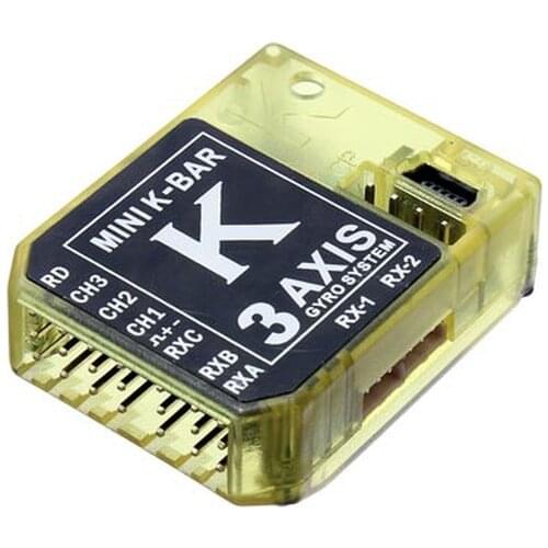 KBAR K8 V2 Gyroscope 3 Axis Gyro Flybarless System Stabilizer For Mikado VBAR ALIGN T-REX TOY SPORTS RC Helicopter Drone