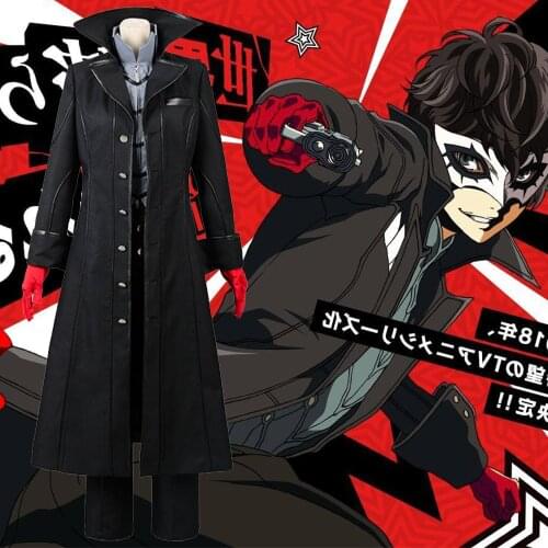 Cosplay Costume Persona 5 Joker Anime cosplay Full Set Uniform for party Halloween
