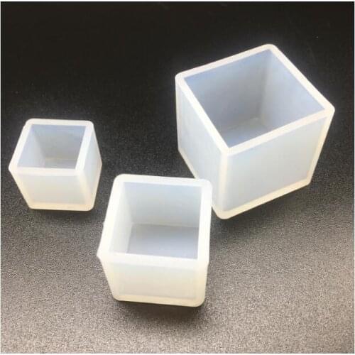 20mm 25mm 35mm Cube Square charms Silicone Mold for jewelry pendant Resin Silicone Mould handmade tool DIY epoxy resin molds