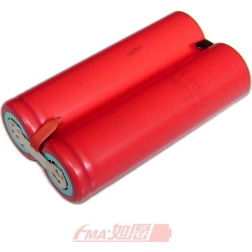 18650 1S2P Li-ion battery 3.7V 5200mAh W/tabs DIY of Portable Powerbank