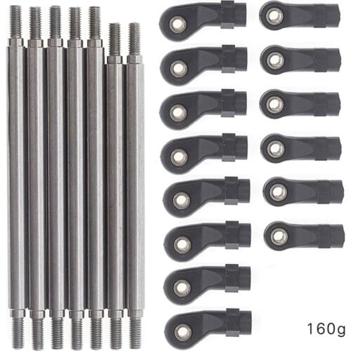 For Redcat Gen8 Redcat M4 Links Kit 7pcs 6 mm Stainless Steel Connecting Rod Spare Parts